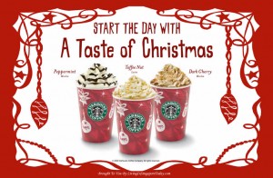 bebidas navideñas de starbucks