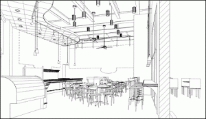 diseño de cafeteria