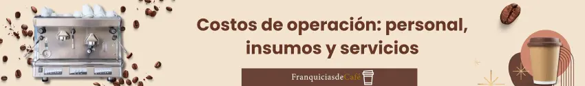 Costos de operación: personal, insumos y servicios