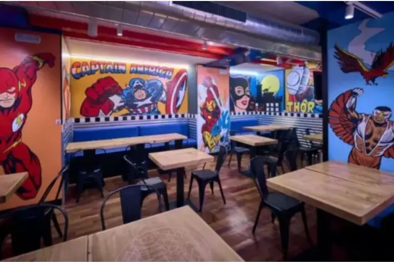 Cafetería de superhéroes