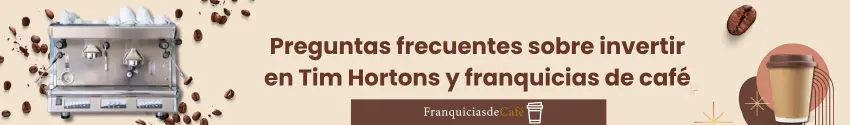Tim Hortons vs negocio propio de café: ¿qué conviene más?